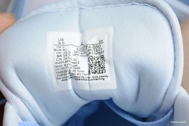 HYPE DC0774-050 Blue Jordan Low 1 University (W) 0801
